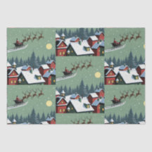 サンタザザースライラッピング紙