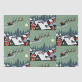 サンタザザースライラッピング紙 薄葉紙