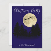 サンタシグティンクリスマスパーティの招待状 招待状 (正面)