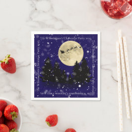 サンタシグティンクリスマスパーティー スタンダードカクテルナプキン