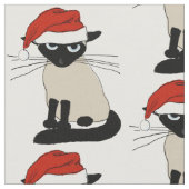 サンタシャムの猫 ファブリック (クローズアップ)