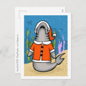 サンタシャーク シーズンポストカード (正面/裏面)