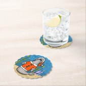 サンタシャーク ペーパーコースター (インサイチュ)