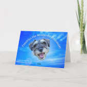 サンタシュナウザーのクリスマスカード シーズンカード (裏面)