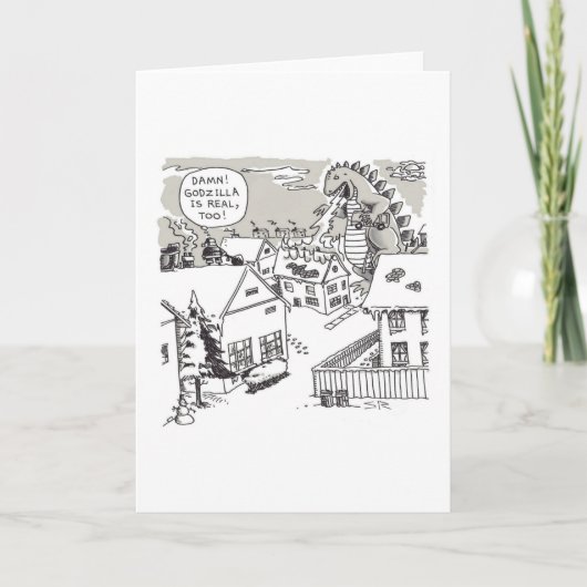 サンタショックのグリーティングカード シーズンカード (正面)