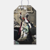 サンタシレンジズクリスマスラベル ギフトタグ (正面)