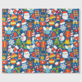 サンタシーズン30"x45'ラッピング紙 ラッピングペーパー (フラット)