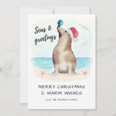 サンタシーズ&グリーティングコースタルクリスマス シーズンカード (正面)