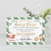 サンタシールのニース認定証 招待状 (スタンド正面)