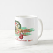 サンタジョイソッククリスマスマグ コーヒーマグカップ (正面右)