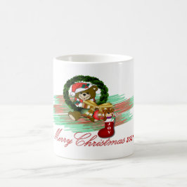 サンタジョイソッククリスマスマグ コーヒーマグカップ