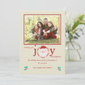 サンタジョイフォトホリデーカード シーズンカード (スタンド正面)