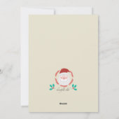 サンタジョイフォトホリデーカード シーズンカード (裏面)