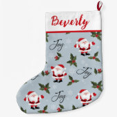 サンタジョイラージクリスマスストッキング ラージクリスマスストッキング (裏面)