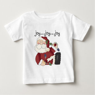 サンタジョイTシャツとギフト ベビーTシャツ