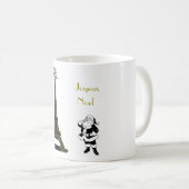 サンタジョユーノエルエッフェルタワーパリクリスマス コーヒーマグカップ (正面右)