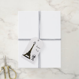 サンタジョユーノールパリクリスマフランスのス ギフトタグ