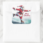 サンタジョリーアイススケートで滑る! スクエアシール (バッグ)