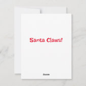 サンタジョーク シーズンカード (裏面)