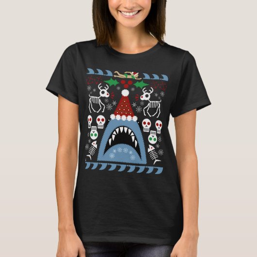 サンタジョーズおばかセーター Tシャツ (正面)