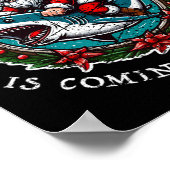 サンタジョーズ来はクリスマスサンタジョーズの街へ ポスター (角)