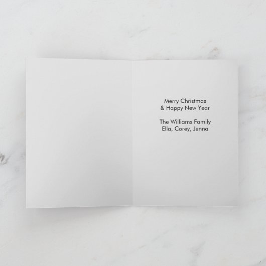 サンタジョーバイデン ハッピーフォースオブジュライ 面白いクリスマス シーズンカード (内部)