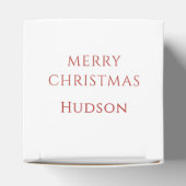 サンタジンジャーブレッドマンお願い箱 フェイバーボックス (上部)