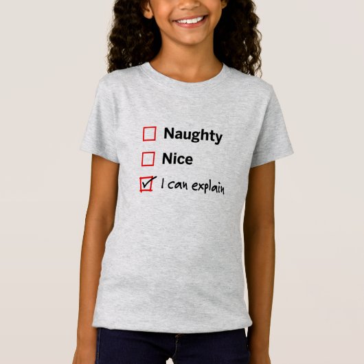サンタスいけな·リスト-私が説明できる Tシャツ (正面)