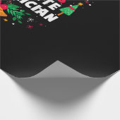 サンタスお気に入りの電気技師クリスマスクリスマスギフト ラッピングペーパー (角)