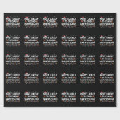 サンタスそりのクリスマスをクラッシュする可能性がおもしろい最も高い ラッピングペーパー (フラット)