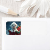 サンタスの子犬 ラベル (インサイチュ)