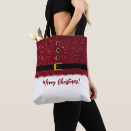 サンタスめまい赤い衣装 – クリスマス – トートバッグ