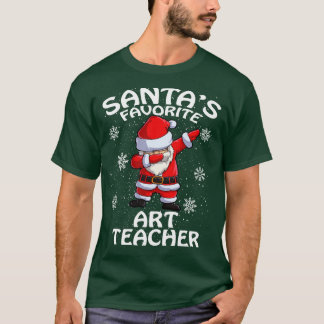 サンタスアーお気に入りのト先生クリスマス Tシャツ