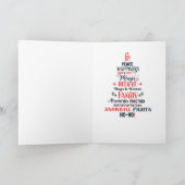 サンタスウォッチング ノートカード (内部)