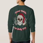 サンタスカルのすてき平和のサイン スウェットシャツ (裏面)