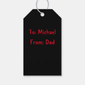 サンタスカルギフトラベル ギフトタグ (裏面)