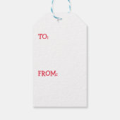 サンタスカンククリスマスホリデー ギフトタグ (裏面)