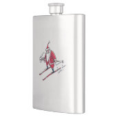 サンタスキーのステンレススチール製フラスコ フラスク (左)