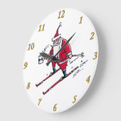サンタスキーの壁時計 ラージ壁時計 (傾斜)