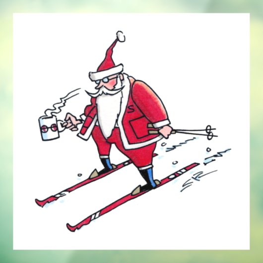 サンタスキーの白い窓が引っかかる ウィンドウサイン (シート3)