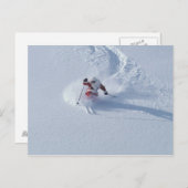 サンタスキーアットスノーバードスキーリゾートワサッチ シーズンポストカード (正面/裏面)