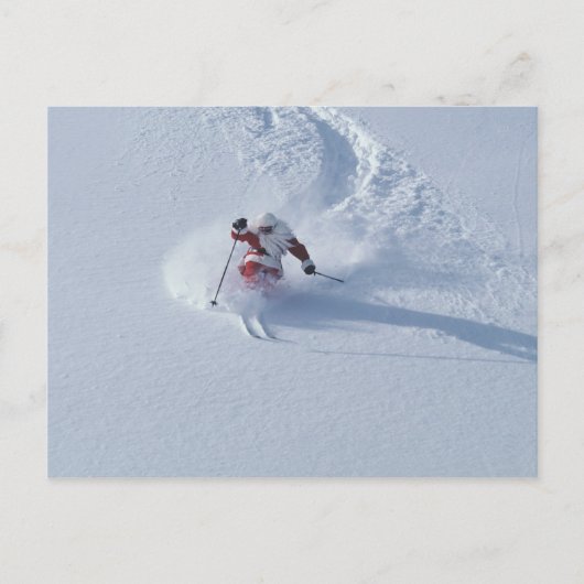 サンタスキーアットスノーバードスキーリゾートワサッチ シーズンポストカード (正面)