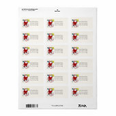 サンタスキーオンキャンディカネスヴィンテージ住所 シール (フルシート)