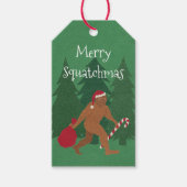 サンタスクアッチのクリスマスから漫画へおもしろいの ギフトタグ (正面)