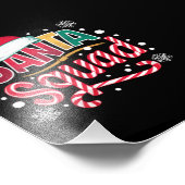 サンタスクワッドクリスマスズスクワッドファミリーマッチングサンタクルー フォトプリント            (角)