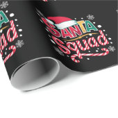 サンタスクワッドクリスマスズスクワッドファミリーマッチングサンタクルー ラッピングペーパー (ロールコーナー)