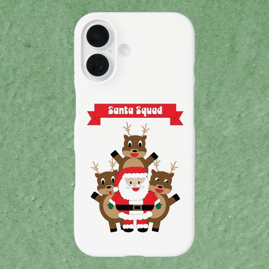 サンタスクワッドクリスマストインデーおもしろいナー Case-Mate iPhoneケース