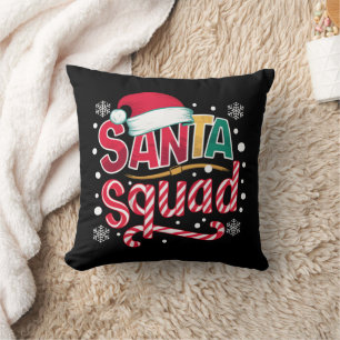 サンタスクワッド クリスマススクワッド ファミリーマッチング サンタクルー クッション