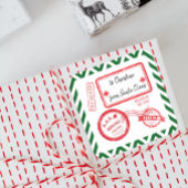 サンタスクーからのクリスマスノースポールメール配信 スクエアシール