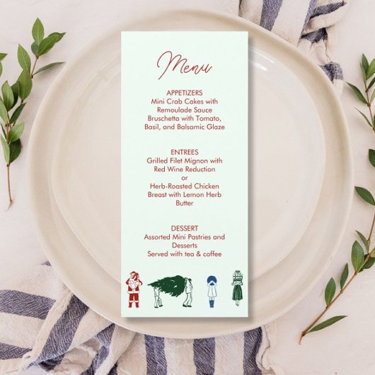 サンタスケッチクリスマス メニュー